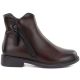 2. Chocolate Brown Lined Leather Ankle Boots for Women Potocki JE19485ac