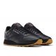 4. Men’s Leather Sneakers Reebok Classic Leather, Black Sports Shoes (GY0954/100008493)