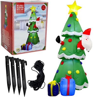 SELF-INFLATABLE INFLATABLE CHRISTMAS TREE OUTDOOR 183CM LED