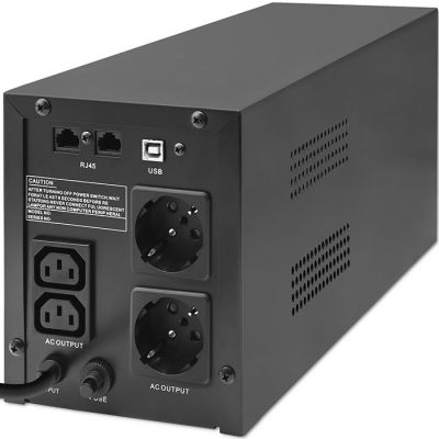 14. QOLTEC UPS LINE INTERACTIVE | MONOLITH | 1500VA | 900W | LCD | USB