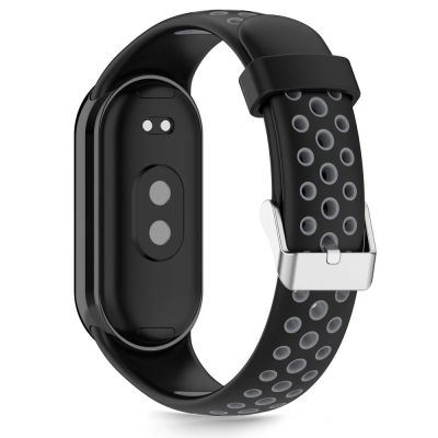 2. Tech-Protect IconBand Air Strap for Xiaomi Smart Band 8 / 9 / 10 / NFC - Black and Gray
