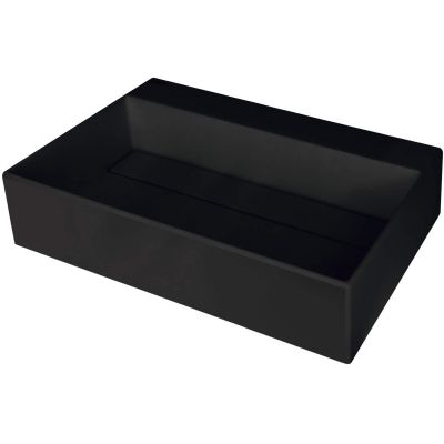 Granite countertop washbasin with space for a tap - with a cover