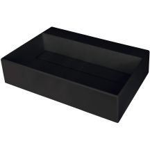 Granite countertop washbasin with space for a tap - with a cover