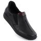 Women’s black leather wedge shoes Rieker 47253-00