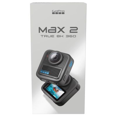 10. GoPro MAX2 Sports Camera 29.5MP 8K Ultra HD 25.4/2.3mm (1/2.3") Wi-Fi 195g