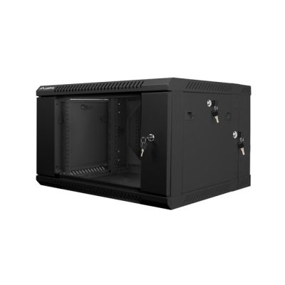 16. Lanberg WF02-6606-10B Rack Cabinet (368mm / 600mm / 600mm; wall-mounted; black)