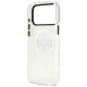 7. Karl Lagerfeld IML Karl Sketch Logo MagSafe Case for iPhone 17 Pro Max - Transparent