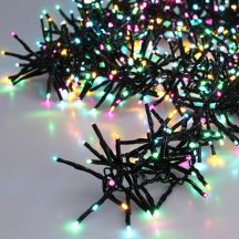 CHRISTMAS TREE LIGHTS CLUSTER LIGHT CHAIN 576 LED MACARON TIMER 4 COLORS