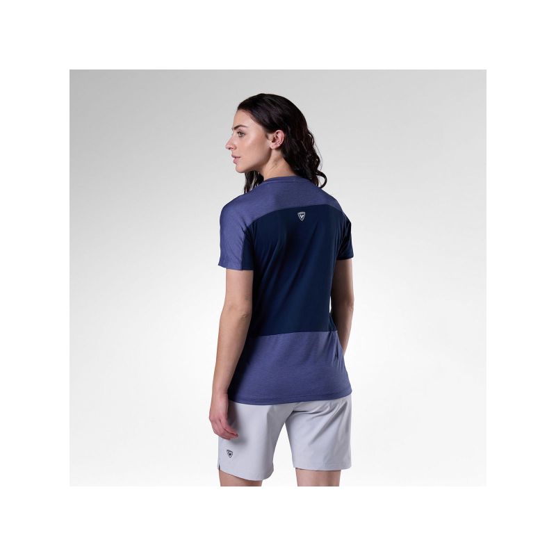 3. ROSSIGNOL W Hiking Tee Navy Blue Women's T-shirt