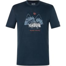 SUPER.NATURAL M DOLOMITES CAMPSITES TEE navy blue