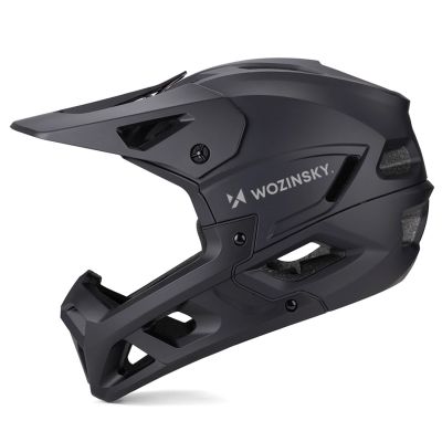 2. Wozinsky Full Face Bike Helmet with Detachable Visor 57-59 cm - Black
