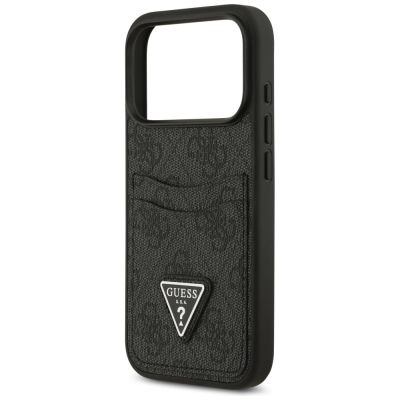 6. Guess 4G nauble Card Triangle case for iPhone 17 Pro - black