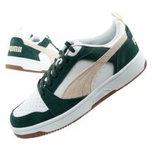 Puma Rebound v6 men's sports sneakers fashionable comfortable white green