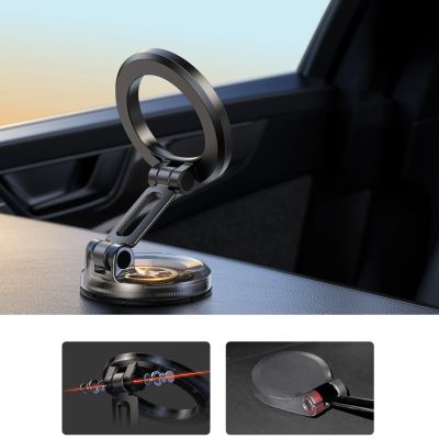 4. Joyroom JR-ZS505 Magnetic Dashboard Mount Compatible with MagSafe - Black