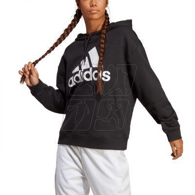 7. adidas Essentials Big Logo Oversized French Terry Hoodie W HR4934