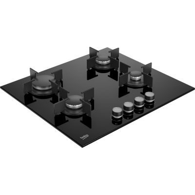 5. Beko Gas Hob HILG64220S (4 burners; black)