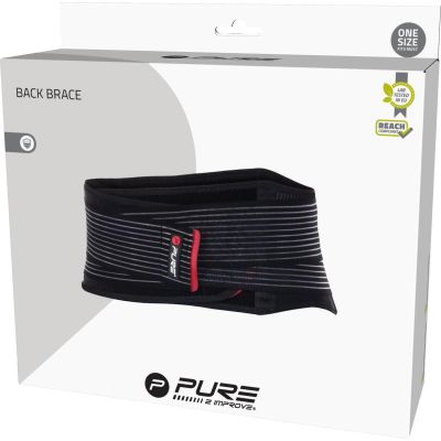7. PURE 2 IMPROVE ADJUSTABLE LUMBAR SUPPORT BACK BRACE
