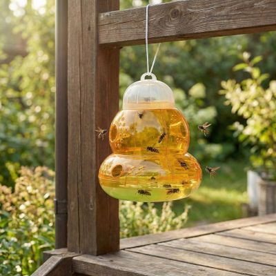 10. ORANGE WASP TRAP 15CM