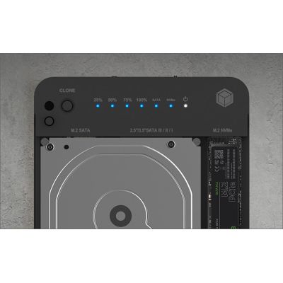 5. ICY BOX IB-2915MSCL-C31 USB 3.2 Gen 2 (3.1 Gen 2) Type-C Black
