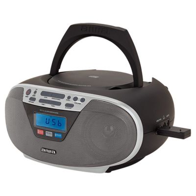 10. AIWA boombox BBTU-400SL CD/FM RDS/USB/BT silver