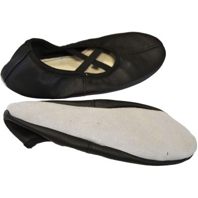 3. BLACK BALLET SHOES WITH ELASTIC STRAP SIZE 36
