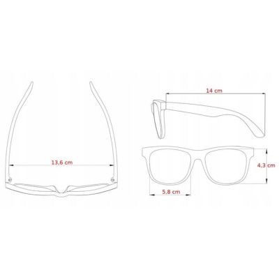 4. Arctica Polarized Sunglasses Photochromatic UV400 Black + Case - S-328FP