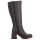 2. Women's insulated brown ankle boots with a block heel Rieker 58090-25