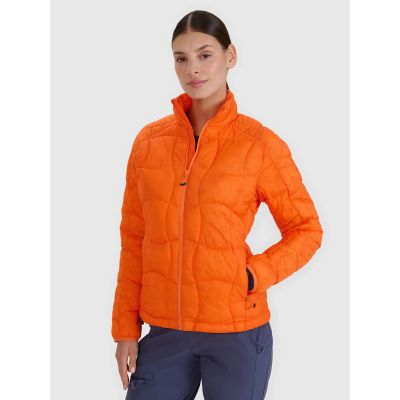 Women's down trekking jacket with Primaloft Silver filling 4F 4FWSS25TDJAF531-70S