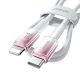 5. Joyroom S-A42 Crystal-Clear Series 30W USB-C - Lightning cable 1.2m - white