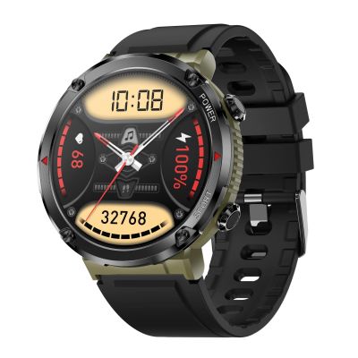 3. Gravity GT21-7 Smartwatch + Black Silicone Strap
