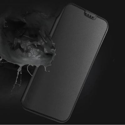 7. Dux Ducis Skin Pro Case for iPhone 17 Air with Flip and Card Slot - Black