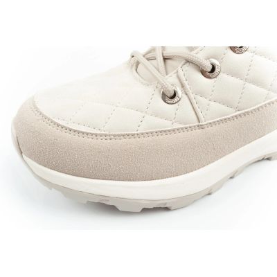 6. Lee Cooper women's winter hiking sports shoes, insulated, cream, eco-leather