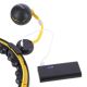 6. HHM21 HULA HOP BLACK/YELLOW WITH MAGNETS, TPE PROTECTION AND WEIGHT + HMS COUNTER