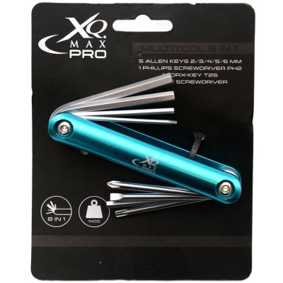 5. 8-IN-1 XQMAX PRO BLUE BIKE REPAIR TOOL KIT