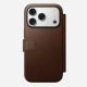 4. Nomad Modern Leather Folio Cell Phone Case 16 cm (6.3") Brown
