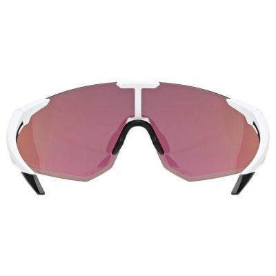 4. Uvex Pace Perform S CV Multisports Glasses Unisex Half-Rim White