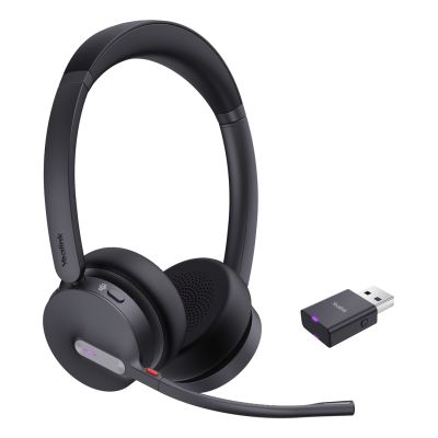 2. Yealink WH64 Hybrid Dual Teams Headset Wireless Headband Office/Call Center Micro-USB Bluetooth Black