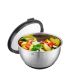 GEFU MUOVO Round Bowl 2.5 l Black, Stainless Steel 1 pc.