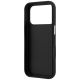 7. Guess Grained & Big Resin Logo Case for iPhone 18 Pro / 17 Pro - Black