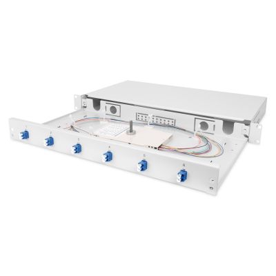 Digitus DN-96330/9 LC fiber optic adapter 1 pc. Gray