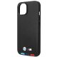 6. Case BMW BMHCP14M22PTDK iPhone 14 Plus 6.7 "black / black Leather Stamp Tricolor