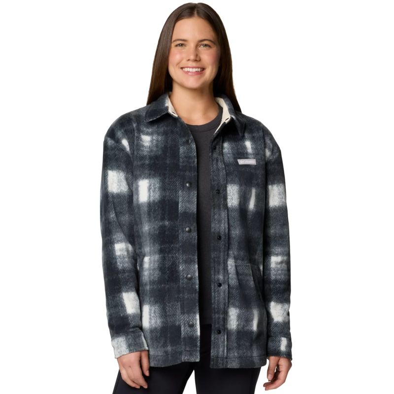 Columbia Benton Springs Fleece Shirt Jacket II 2085661191 Gray L
