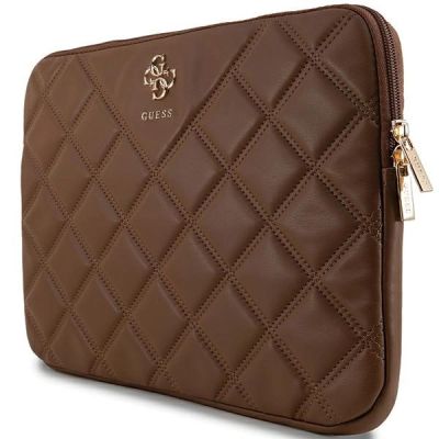 2. Guess Quilted 4G cover for a 14" laptop - brown