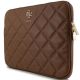 2. Guess Quilted 4G cover for a 14" laptop - brown