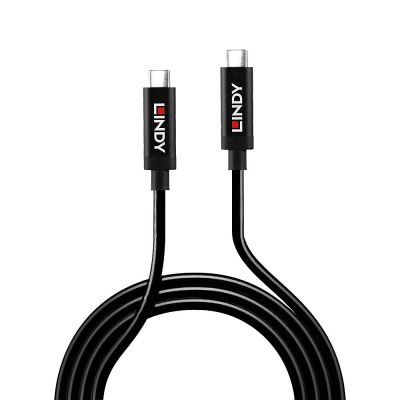 2. Lindy 43348 USB Cable USB 3.2 Gen 2 (3.1 Gen 2) 3m USB C Black
