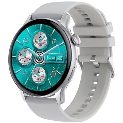 RUBICON RNCF10 Silver/Grey Women's Smartwatch SMARUB238