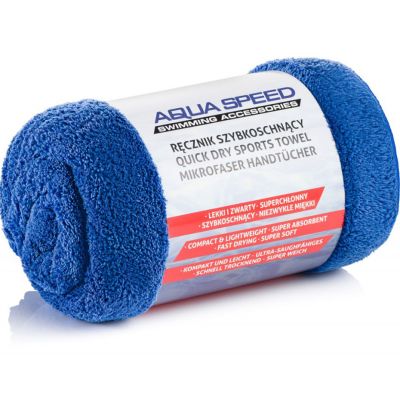 4. Aqua-speed Dry Coral Towel 350g 50x100 blue 01/157