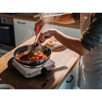 12. ELDOM ELECTRIC COOKER PG13 UNNA 1000W SILVER