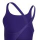 4. Adidas V-back purple kids' swimsuit KS2955