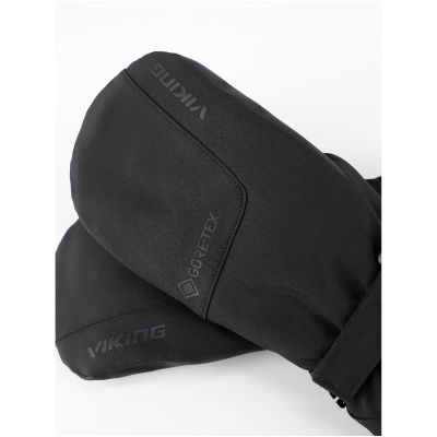 3. Women’s Ski Gloves VIKING Sherpa GTX Mitten 2.0, Mittens, Black